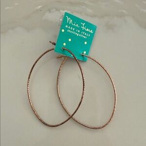 Mia Fiore Bronze (Sterling Silver) Hoop Earrings